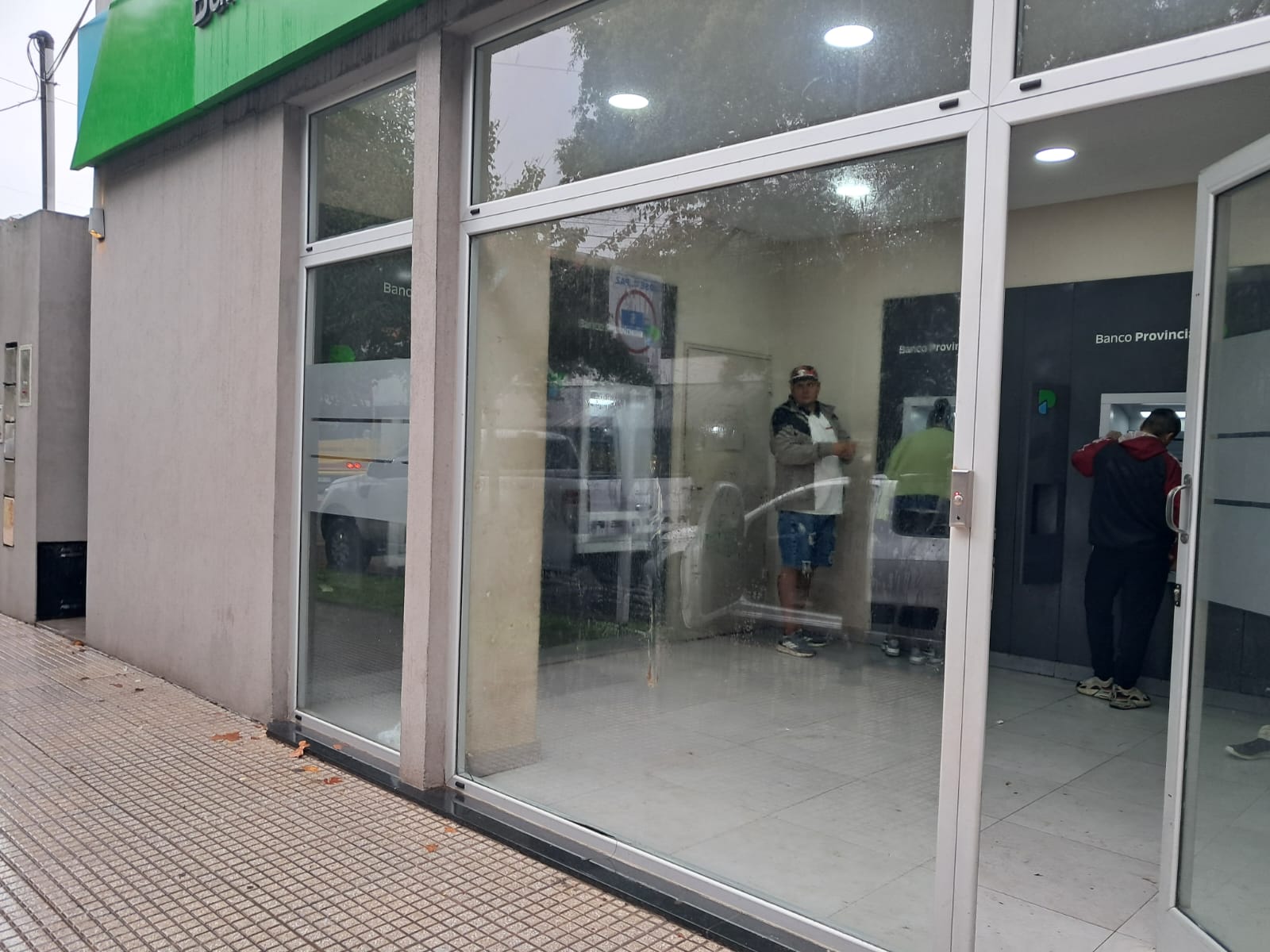 Vidriería en banco